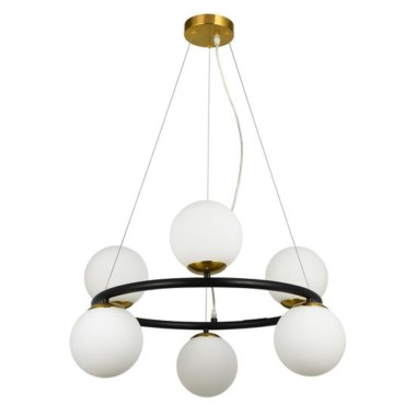 Подвесная люстра Arte Lamp Alcor A2224SP-6BK &mdash; svetrussia.ru