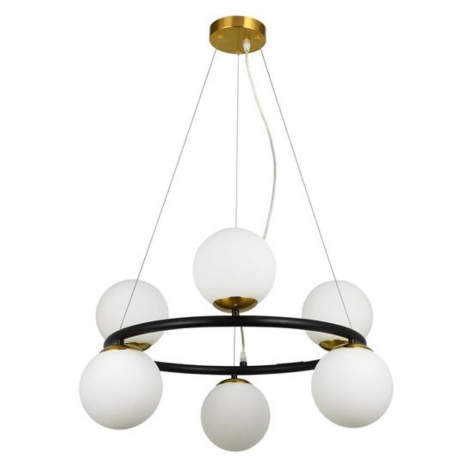 Подвесная люстра Arte Lamp Alcor A2224SP-6BK фото 1 &mdash; svetrussia.ru