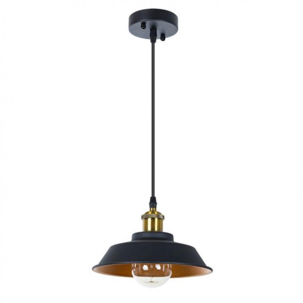 Подвесной светильник Arte Lamp Cappello A7038SP-1BK фото 1 &mdash; svetrussia.ru