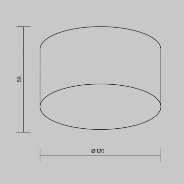 Уличный потолочный светодиодный светильник Maytoni Outdoor Zon IP O430CL-L15B4K &mdash; svetrussia.ru