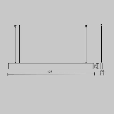 Подвесной светодиодный светильник Maytoni Technical Pendant Basis P051PL-36W2.7-6K-B &mdash; svetrussia.ru
