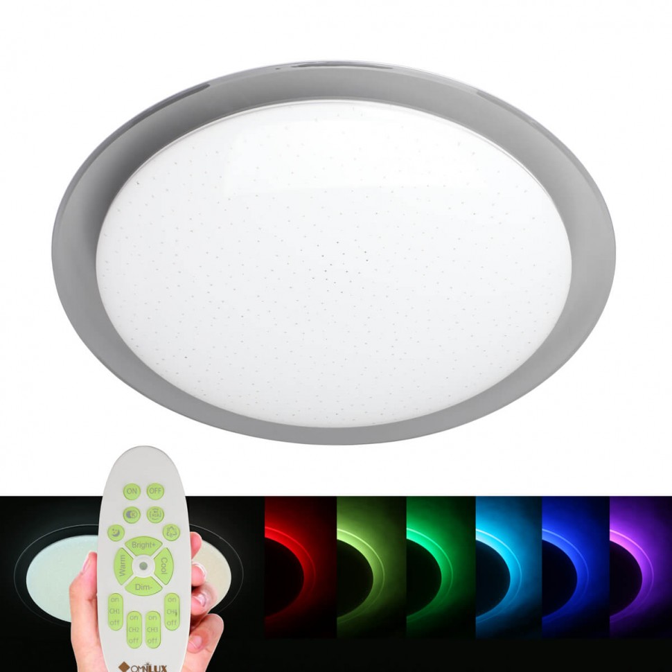 Потолочный светодиодный светильник Omnilux Orion OML-43107-60 фото 1 &mdash; svetrussia.ru