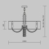 Подвесная люстра Maytoni Talento DIA008PL-08CH фото 2 &mdash; svetrussia.ru
