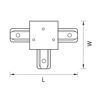Коннектор T-образный Lightstar Barra 501137 &mdash; svetrussia.ru