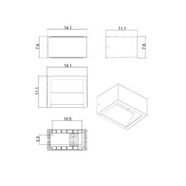 Уличный настенный светодиодный светильник Arte Lamp Liverpool A1326AL-1BK &mdash; svetrussia.ru