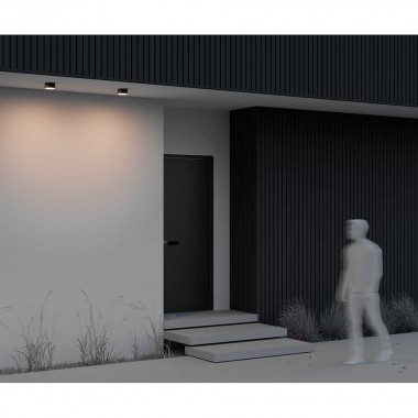 Уличный потолочный светодиодный светильник Maytoni Outdoor Zon IP O430CL-L15B3K &mdash; svetrussia.ru