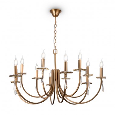 Подвесная люстра Freya Forte FR1006PL-12G &mdash; svetrussia.ru