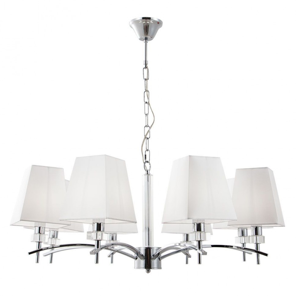 Подвесная люстра Arte Lamp Kensington A4098LM-8CC фото 1 &mdash; svetrussia.ru