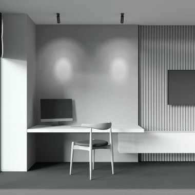 Потолочный светодиодный светильник Maytoni Technical Focus LED C055CL-L12B3K-W-B &mdash; svetrussia.ru