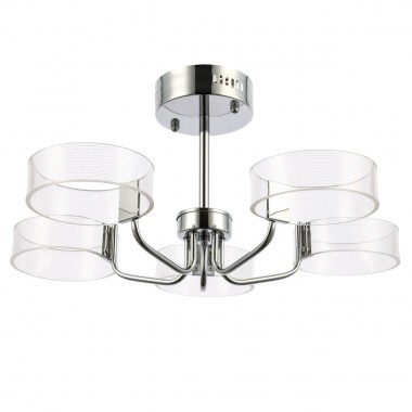 Потолочная светодиодная люстра Evoluce Solla SLE283102-05 &mdash; svetrussia.ru