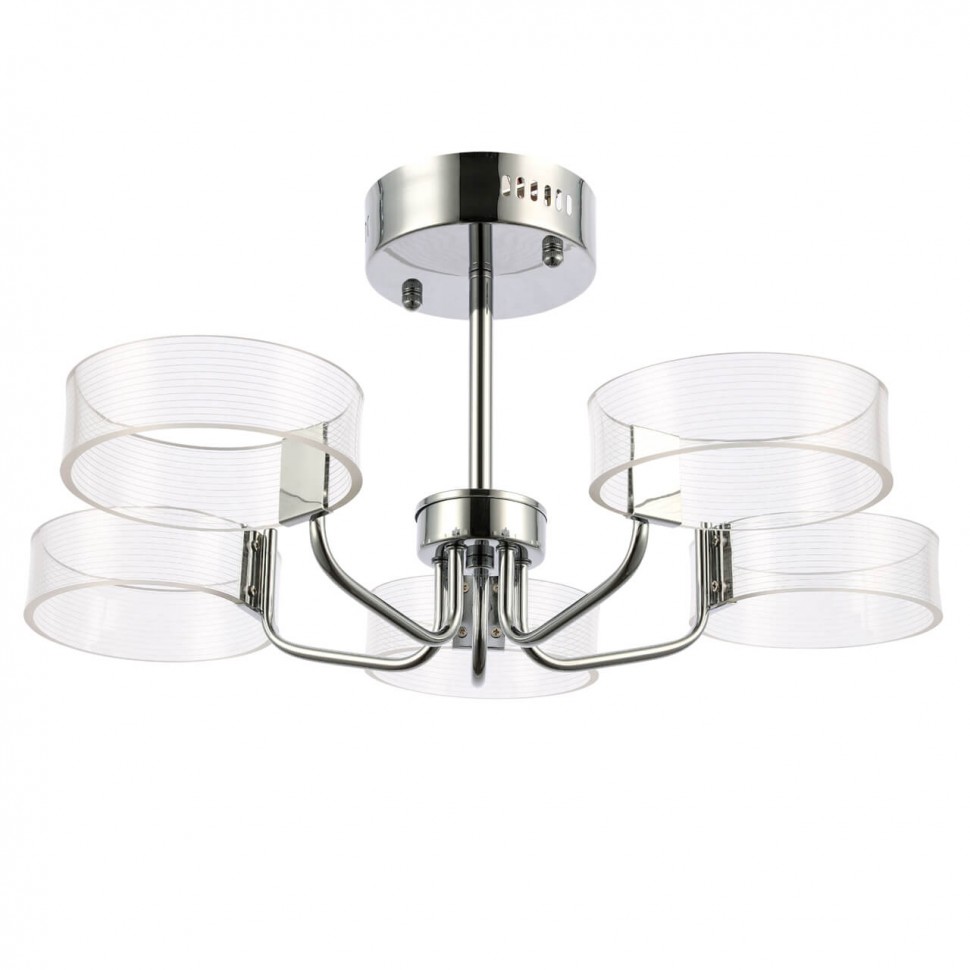 Потолочная светодиодная люстра Evoluce Solla SLE283102-05 фото 1 &mdash; svetrussia.ru