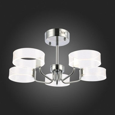 Потолочная светодиодная люстра Evoluce Solla SLE283102-05 &mdash; svetrussia.ru