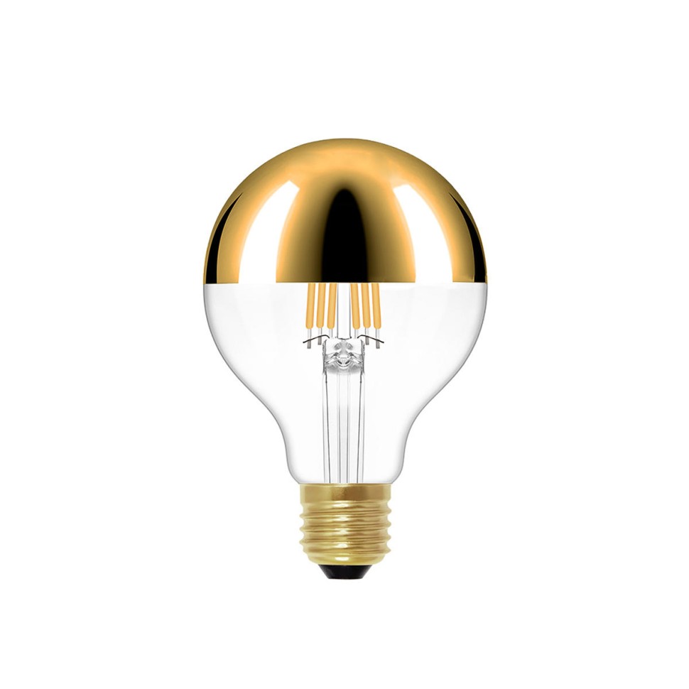 Лампа светодиодная Loft IT E27 6W 2700K золотая G80LED Gold фото 1 &mdash; svetrussia.ru