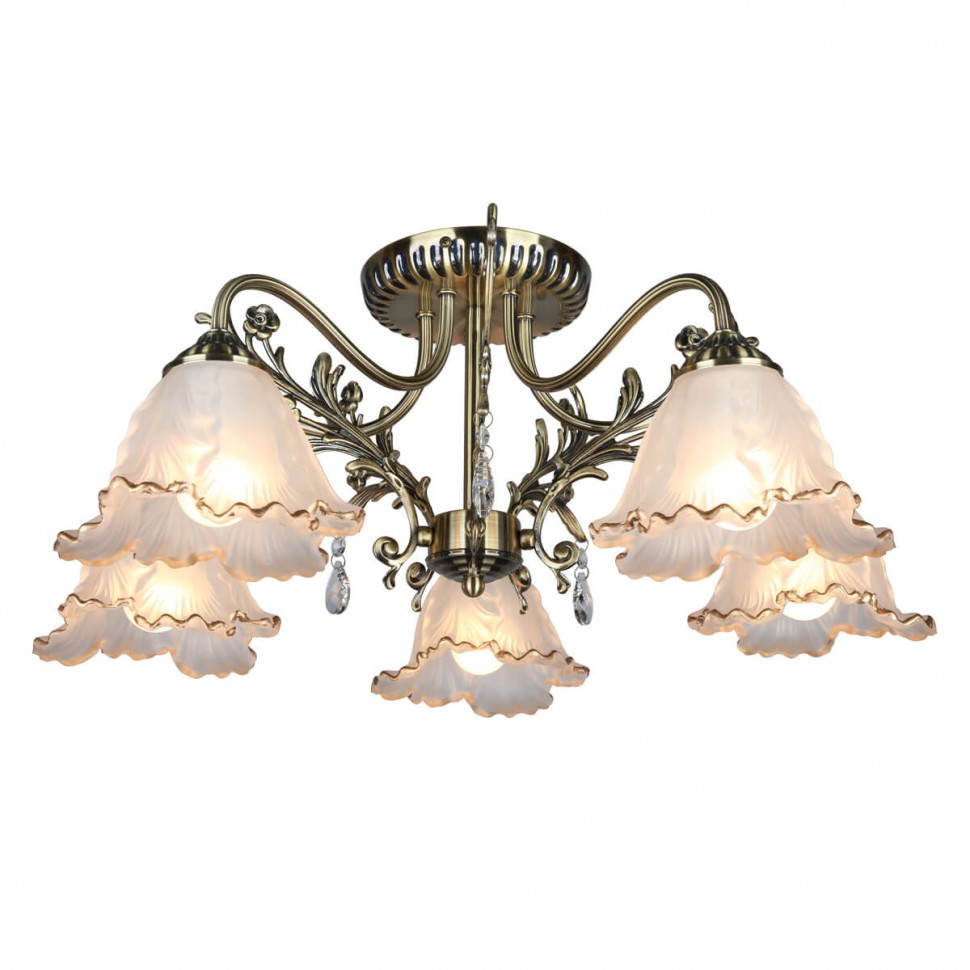 Потолочная люстра Omnilux Petrara OML-54807-05 фото 1 &mdash; svetrussia.ru