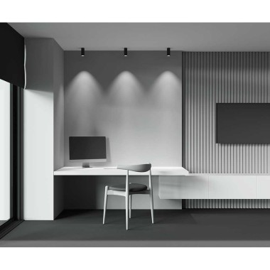 Потолочный светодиодный светильник Maytoni Technical Focus LED C056CL-L12B3K-W-B &mdash; svetrussia.ru