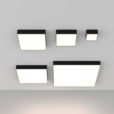 Потолочный светодиодный светильник Maytoni Technical Zon C032CL-12W4K-SQ-B &mdash; svetrussia.ru