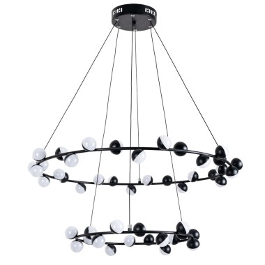 Подвесная светодиодная люстра Arte Lamp Dexter A3619SP-48BK &mdash; svetrussia.ru