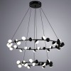 Подвесная светодиодная люстра Arte Lamp Dexter A3619SP-48BK фото 2 &mdash; svetrussia.ru
