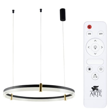 Подвесной светодиодный светильник Arte Lamp Mercury A2183SP-1BK &mdash; svetrussia.ru