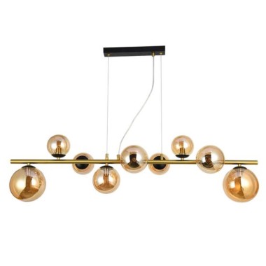 Подвесная люстра Arte Lamp Gemini A2243SP-9PB &mdash; svetrussia.ru