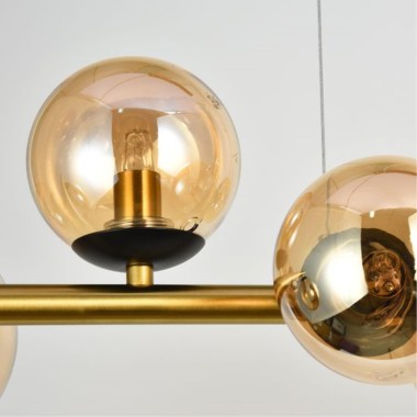 Подвесная люстра Arte Lamp Gemini A2243SP-9PB &mdash; svetrussia.ru