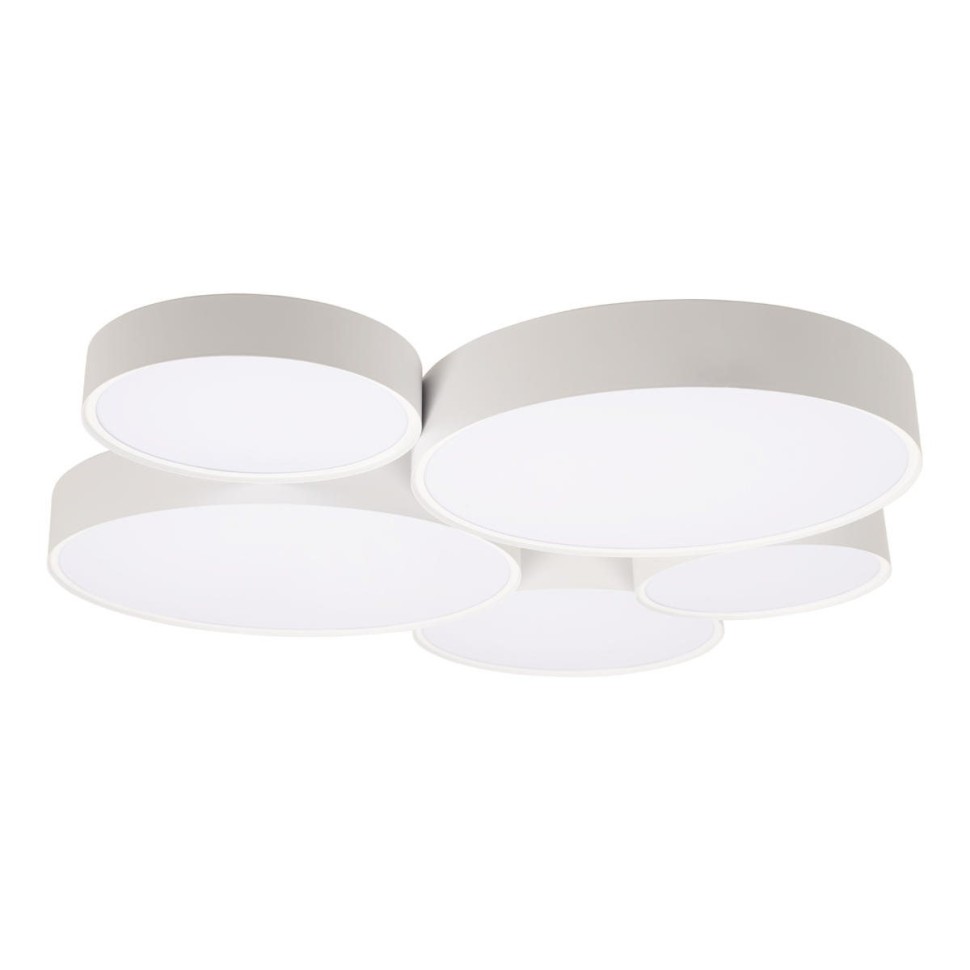 Потолочная светодиодная люстра Loft IT Drum 10218 White фото 1 &mdash; svetrussia.ru