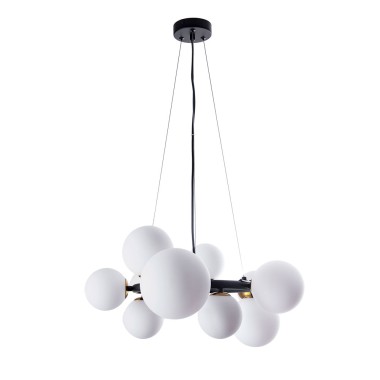 Подвесная люстра Arte Lamp GEMINI A2243SP-10BK &mdash; svetrussia.ru