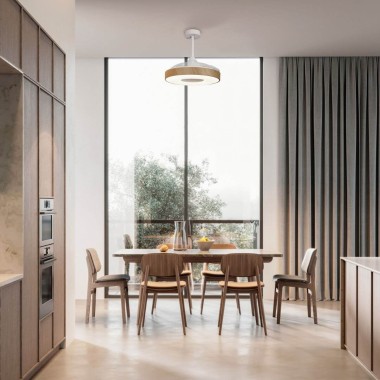 Потолочная светодиодная люстра-вентилятор Mantra COIN 8217 &mdash; svetrussia.ru