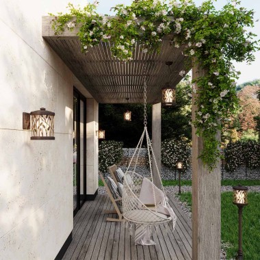 Уличный светильник Odeon Light Nature Lagra 2287/1A &mdash; svetrussia.ru