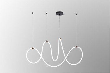 Подвесной светодный светильник Arte Lamp Klimt A2850SP-80BK &mdash; svetrussia.ru