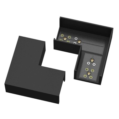 Коннектор питания угловой Maytoni Technical TRA160CL-11B &mdash; svetrussia.ru