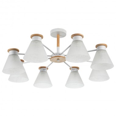 Потолочная люстра Arte Lamp Tyler A1031PL-8WH &mdash; svetrussia.ru