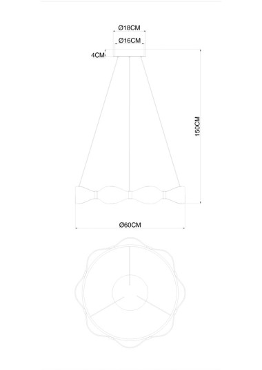 Подвесной светодиодный светильник Arte Lamp Grace A1868SP-1PB &mdash; svetrussia.ru