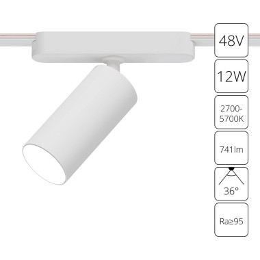 Трековый светодиодный светильник Arte Lamp Rapid A2958PL-1WH &mdash; svetrussia.ru