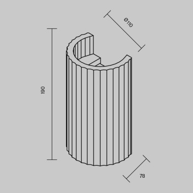 Бра Maytoni Technical C124WL-GU10-02-W &mdash; svetrussia.ru