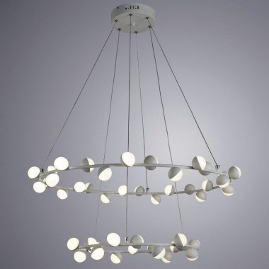 Подвесная светодиодная люстра Arte Lamp Dexter A3619SP-48WH &mdash; svetrussia.ru