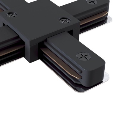 Коннектор X-образный Maytoni Track TRA001CX-11B &mdash; svetrussia.ru