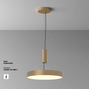 Потолочный светодиодный светильник Maytoni Zon C032CL-45W3K-RD-MG &mdash; svetrussia.ru