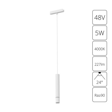 Трековый светодиодный светильник Arte Lamp Rapid A6159PL-1WH &mdash; svetrussia.ru