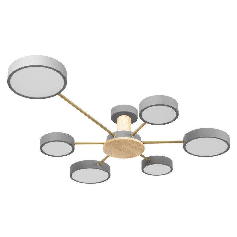 Потолочная светодиодная люстра Loft IT Sunrise 10316/6 Grey фото 1 &mdash; svetrussia.ru