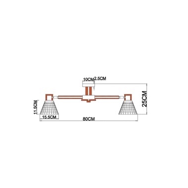 Потолочная люстра Arte Lamp Meleph A4096PL-5BR &mdash; svetrussia.ru
