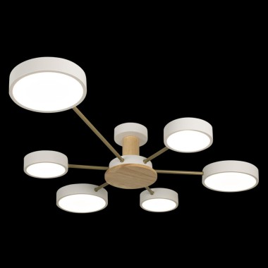 Потолочная светодиодная люстра Loft IT Sunrise 10316/6 White &mdash; svetrussia.ru