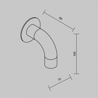 Бра Maytoni Outdoor O477WL-L2GF3K &mdash; svetrussia.ru