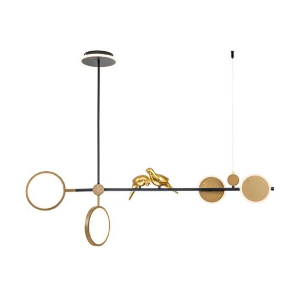 Подвесная светодиодная люстра Arte Lamp Toliman A2613SP-4BK фото 1 &mdash; svetrussia.ru