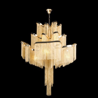 Подвесная люстра Loft IT Stream 10208/800 Gold &mdash; svetrussia.ru