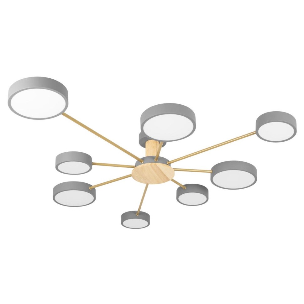 Потолочная светодиодная люстра Loft IT Sunrise 10316/8 Grey фото 1 &mdash; svetrussia.ru