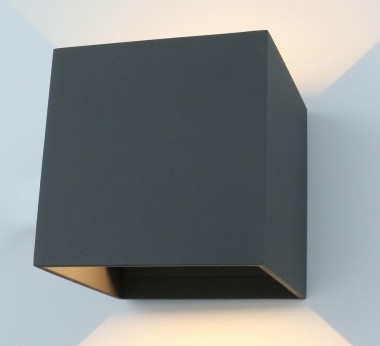 Уличный настенный светодиодный светильник Arte Lamp Rullo A1414AL-1GY &mdash; svetrussia.ru