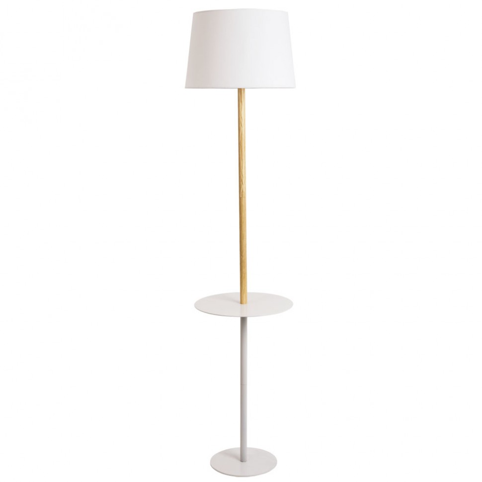 Торшер Arte Lamp Connor A2102PN-1WH фото 1 &mdash; svetrussia.ru