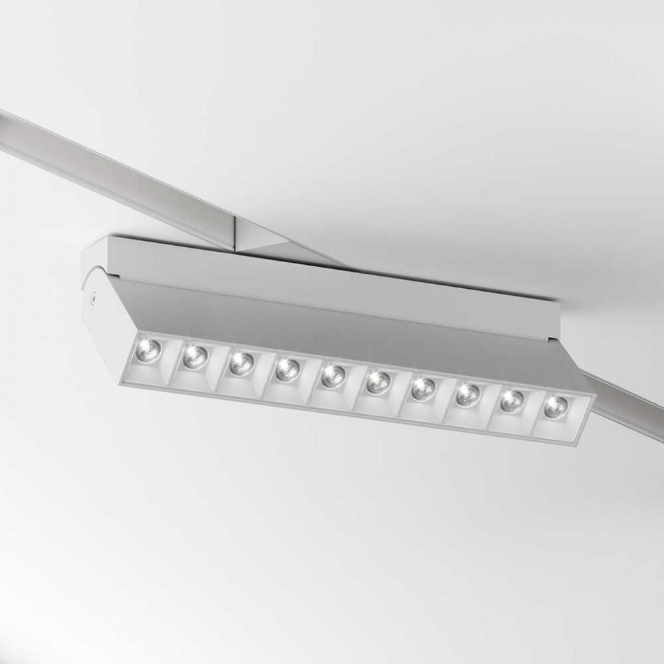 Трековый светодиодный светильник Maytoni Technical Points Rot TR077-2-20W4K-W фото 1 &mdash; svetrussia.ru