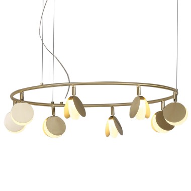 Подвесная светодиодная люстра Mantra Shell 7355 &mdash; svetrussia.ru